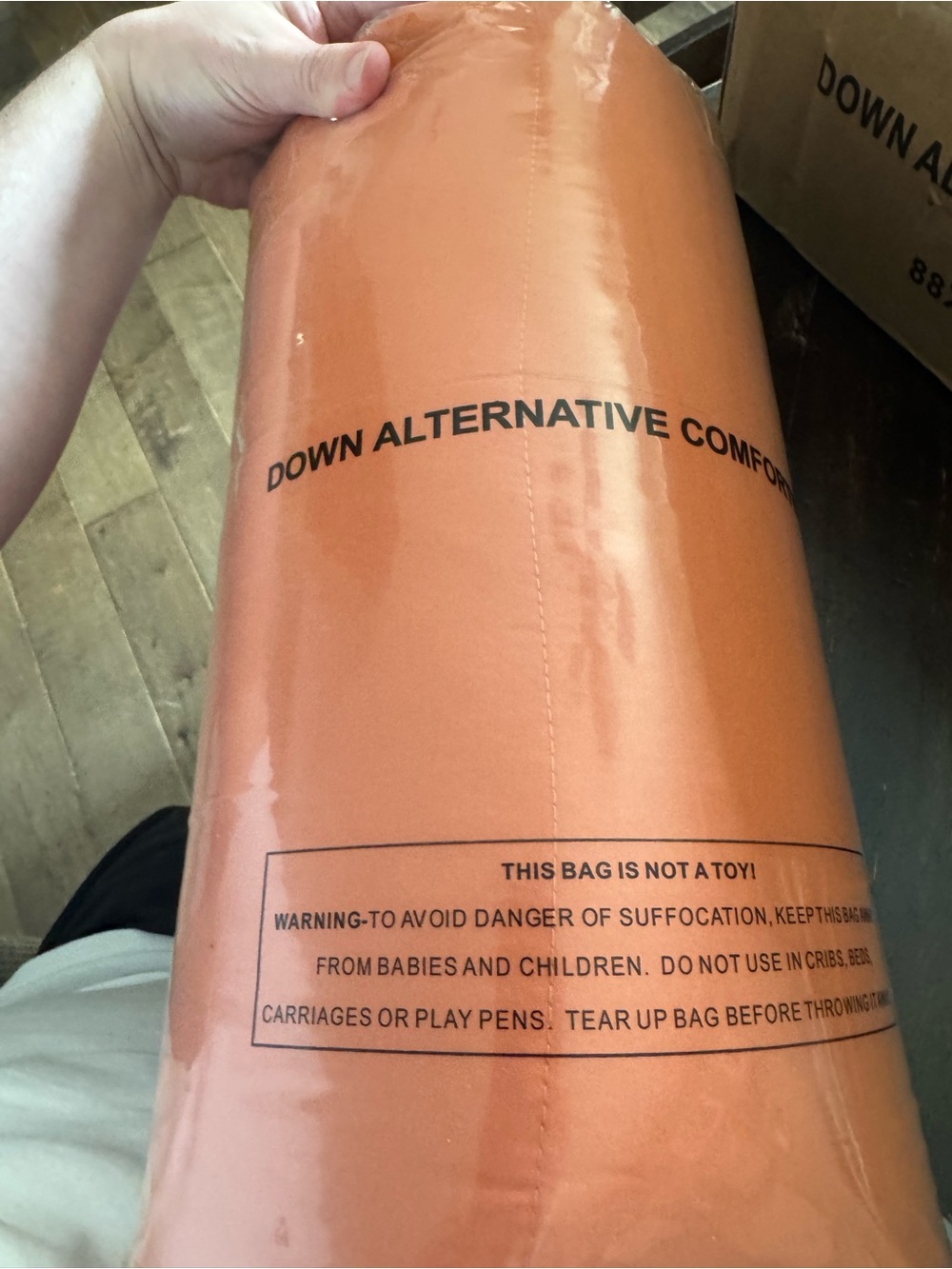 Down Alternative Comforter - Orange
